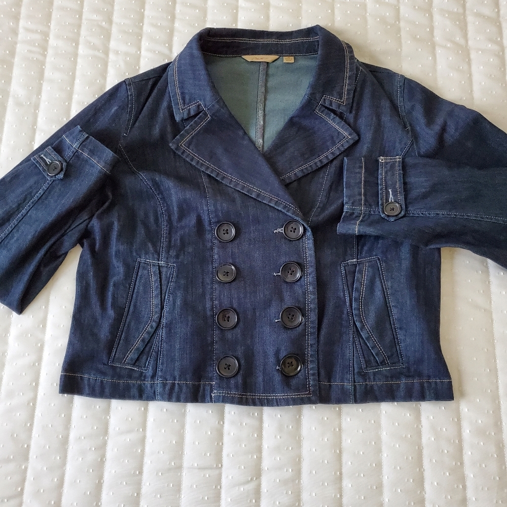 Denim jacket.